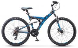 Горный велосипед синий  Stels  Focus MD 26 21-sp (V010)  2018