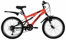 Оранжевый велосипед  Novatrack  Titanium 6-sp. 20  2020
