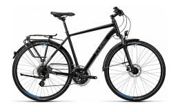 Черный велосипед  Cube  Touring Pro  2022
