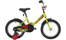 Чёрный велосипед детский  Novatrack  Twist 20  2020