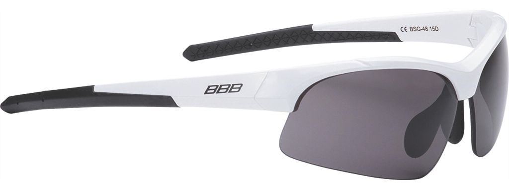  Велоочки BBB BSG-48 Impress Small glossy white PC smoke lenses