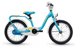 Голубой велосипед  Scool  niXe 16 alloy  2019