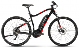 Черный велосипед  Haibike  SDURO Cross 2.0 Herren 500Wh 10-G Deore  2019