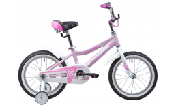 Легкий велосипед детский для девочек  Novatrack  Novara 16  2019