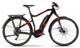 Черный велосипед  Haibike  SDURO Trekking 2.0 Herren 500Wh 10G Deore  2019