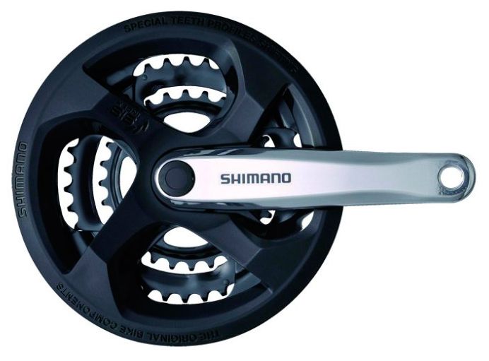  Система для велосипеда Shimano Tourney M131, 170 мм, 48/38/28 (AFCM131C888C)