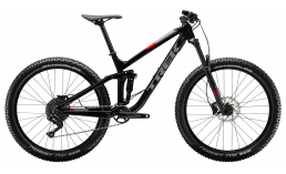 Черный велосипед  Trek  Fuel EX 5 Plus 27,5  2019