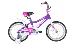 Легкий детский велосипед для девочек  Novatrack  Novara 16  2020