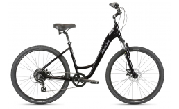 Черный велосипед  Haro  Lxi Flow 2 ST  2021