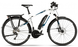 Белый велосипед  Haibike  SDURO Trekking 4.0 Herren 500Wh 20-G XT  2019