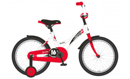 Красный велосипед детский  Novatrack  Strike 14  2022
