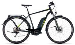 Черный велосипед  Cube  Kathmandu Hybrid Pro 500  2018