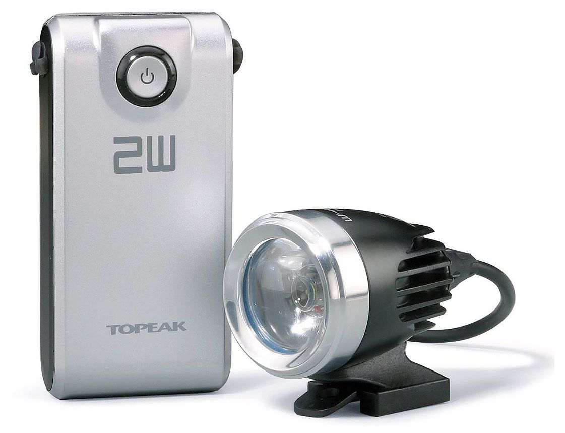  Передний фонарь для велосипеда Topeak WhiteLite HP 2W 2Watt свет light w/3.7V 4400mAh