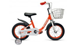 Велосипед детский для девочек с корзиной  Forward  Barrio 16 (2021)  2021