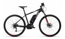 Черный велосипед  Cube  Cross Hybrid Pro  2016