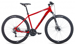 Красный горный велосипед  Forward  Apache 29 2.0 Disc (2021)  2021