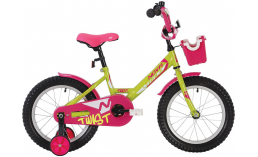Велосипед детский  Novatrack  Twist 16 с корзиной  2020