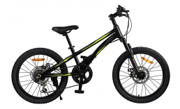 Черный велосипед  Maxiscoo  Supreme 20 (2023)  2023