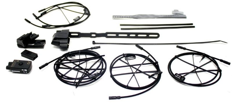  Комплектующие привода велосипеда Shimano набор Di2, External, JC40, BMR2-L