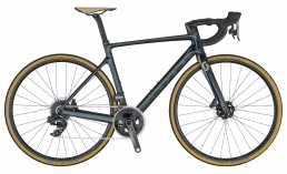 Черный велосипед  Scott  Addict RC 20  2022