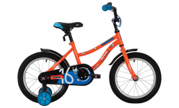Оранжевый велосипед  Novatrack  Neptune 14  2020