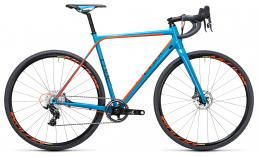Шоссейный велосипед синий  Cube  Cross Race SLT  2017