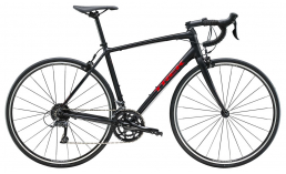 Черный велосипед  Trek  Domane AL 2  2022