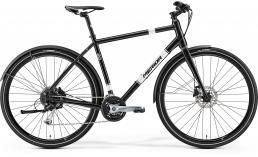Черный велосипед  Merida  Crossway Urban 100  2017