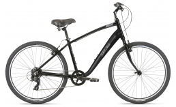 Черный велосипед  Haro  Lxi Flow 1  2021