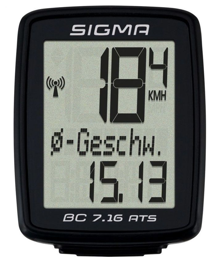  Беспроводной велокомпьютер SIGMA BC 7.16 ATS