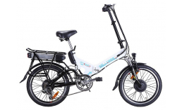 Электровелосипед зеленый  Wellness  City Dual  2019