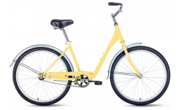 Бежевый велосипед  Forward  Grace 26 1.0  2022