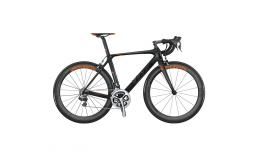 Черный велосипед  Scott  Foil Premium Di2  2015