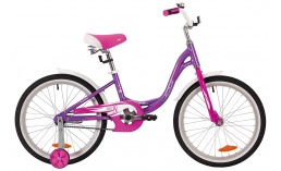 Детский велосипед с колесами 20 дюймов для девочек  Novatrack  Angel 20  2019
