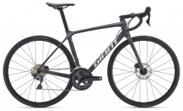 Черный велосипед  Giant  TCR Advanced 1 Disc Pro Compact (2021)  2021