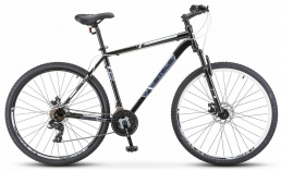Чёрный горный велосипед  Stels  Navigator 900 D F020  2021