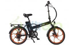 Электровелосипед зеленый  Eltreco  Jazz 5.0  2016