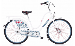 Белый велосипед  Electra  Amsterdam Fashion 3i Love Ladies  2019