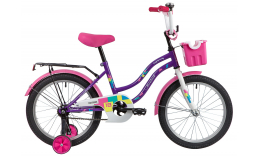 Розовый детский велосипед для девочек  Novatrack  Tetris 18  2020