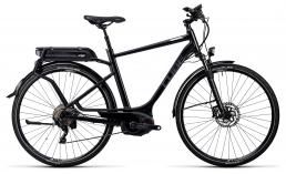 Черный велосипед  Cube  Touring Hybrid Pro 400 28  2016