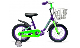 Чёрный детский велосипед  Forward  Barrio 14  2019