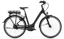 Черный велосипед  Cube  Travel Hybrid 400 Easy Entry  2017
