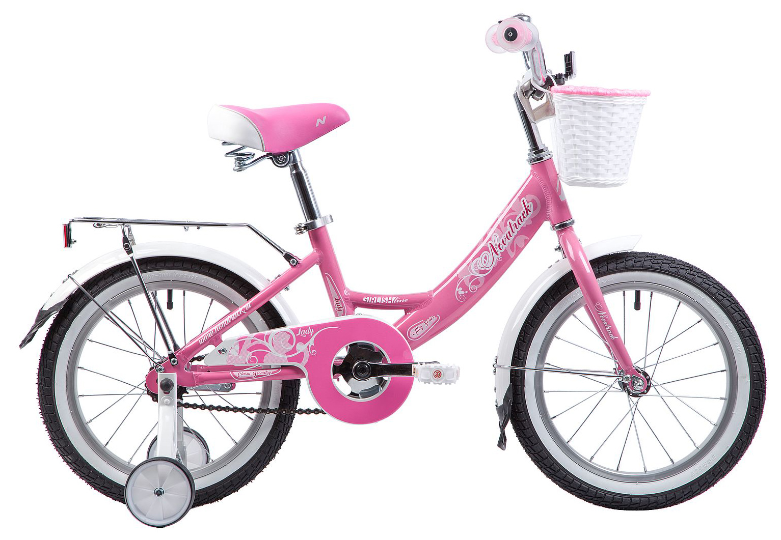  Велосипед детский Novatrack Girlish Line 16 2019