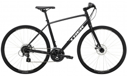 Черный велосипед  Trek  FX 1 Disc  2022