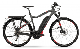 Черный велосипед  Haibike  SDURO Trekking S 8.0 Herren 500Wh 20G XT  2019