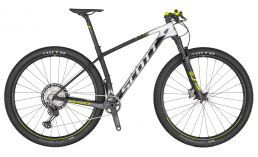 Черный велосипед  Scott  Scale RC 900 Pro  2020