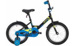 Чёрный велосипед детский  Novatrack  Twist 18  2020