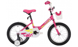 Детский велосипед  Novatrack  Twist 18 с корзинкой  2020