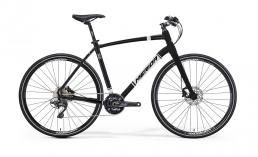 Черный велосипед  Merida  Crossway urban 500  2016