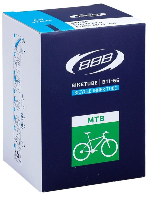  Камера для велосипеда BBB BTI-66 26*3,00 AV